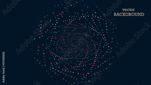 abstract dark vector long banner. minimal fractal geometric web banner