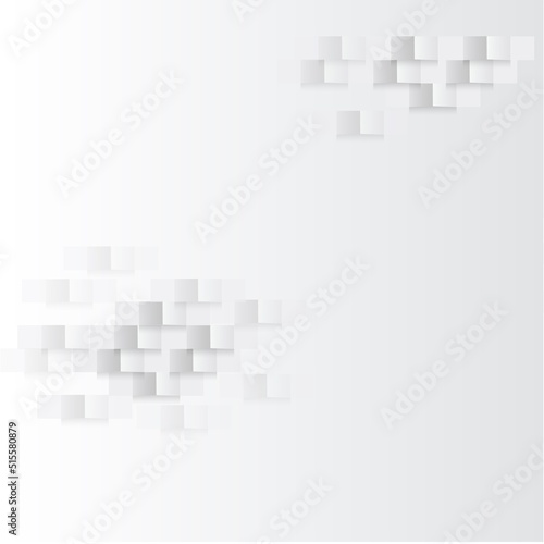 White abstract texture. Vector background 3d paper art style can be used in cover design, book design, poster, cd cover, flyer