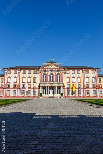 Bruchsal Castle palace baroque architecture portrait format travel in Germany