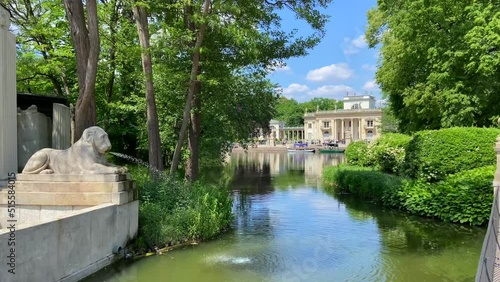 Royal Łazienki Park in Warsaw, Palace on the water, Lazienki Palace, Poland