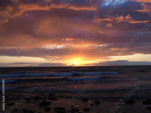 Sonnenuntergang an der Ostsee