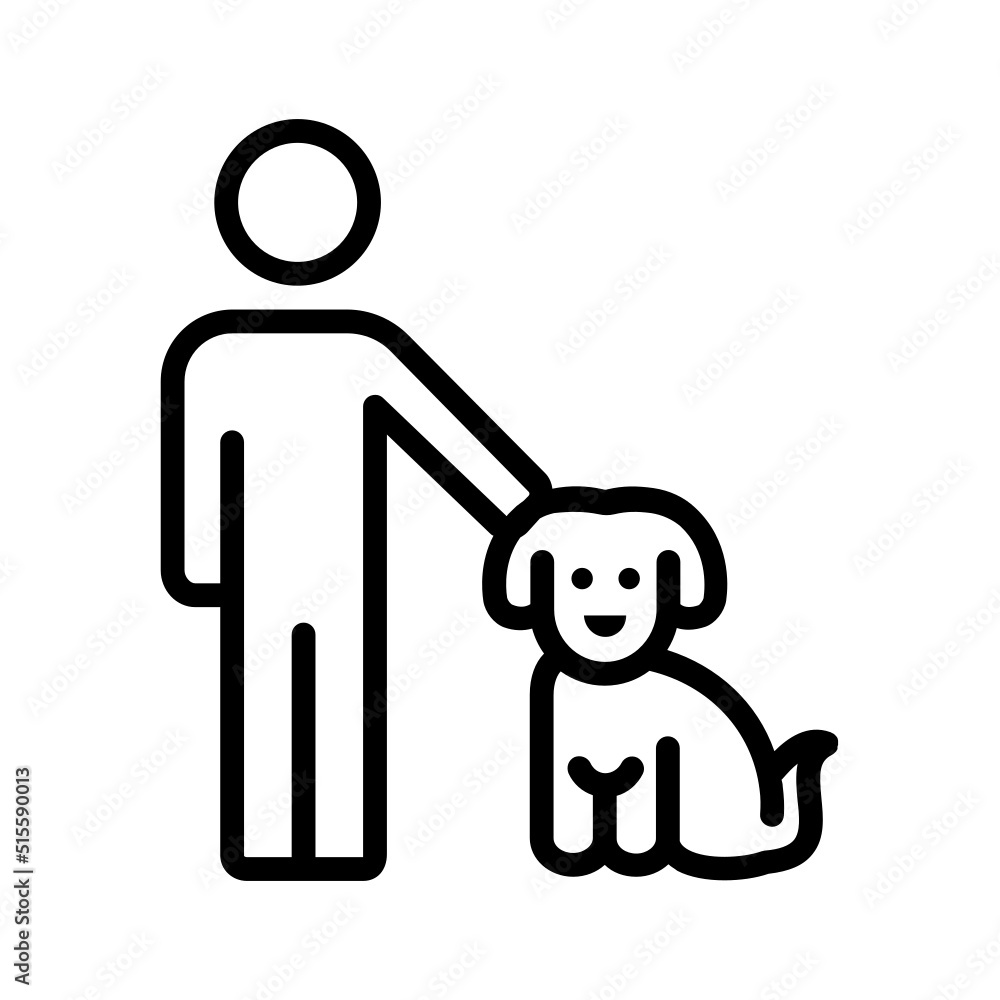 Black line icon for Pet Black line icon for Pet