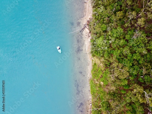 boat in lake  photo