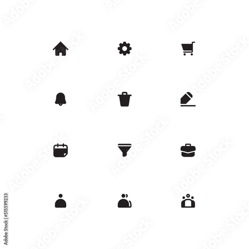 set of icons for web design