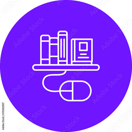 Digital Library Icon