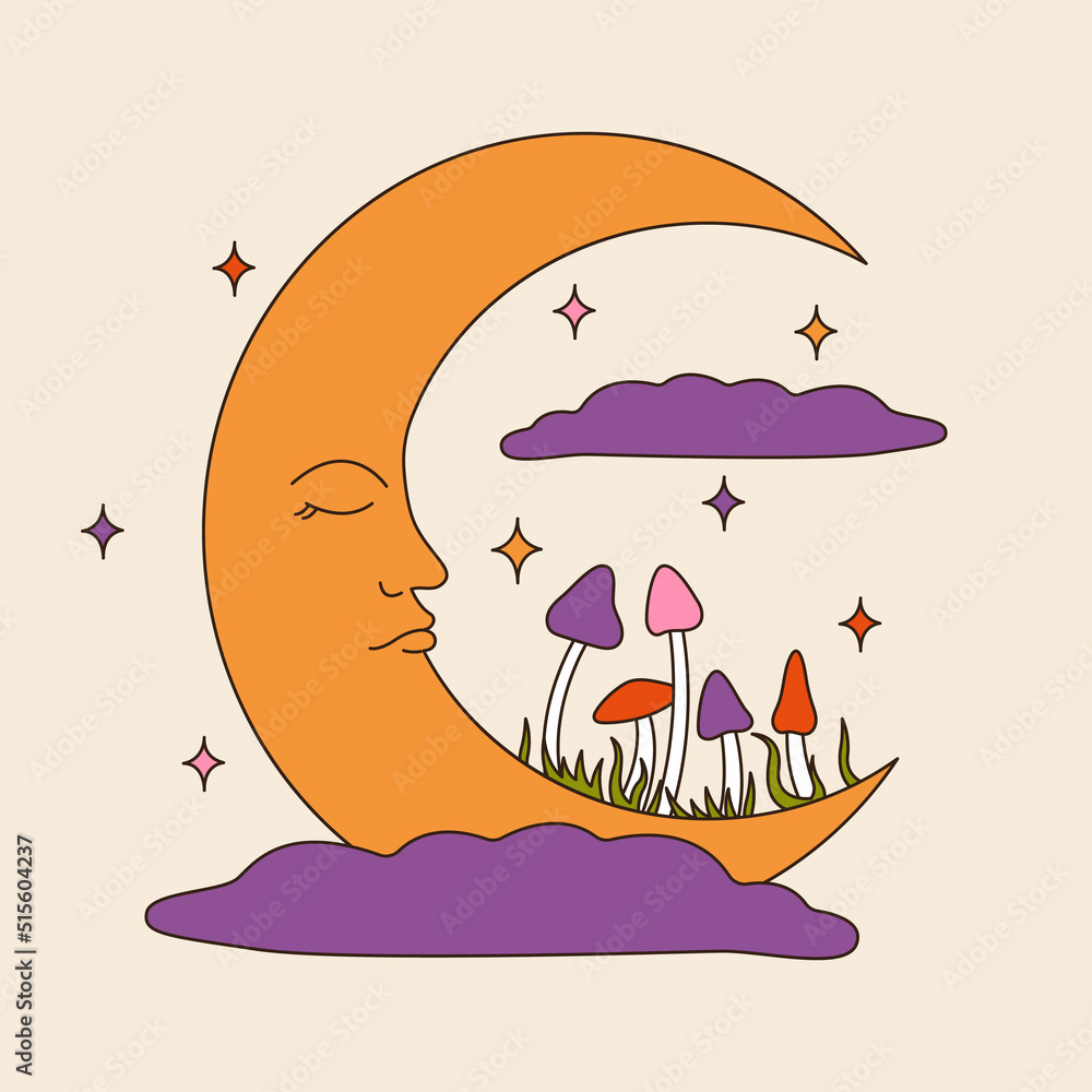 Trippy Drawings Of The Moon