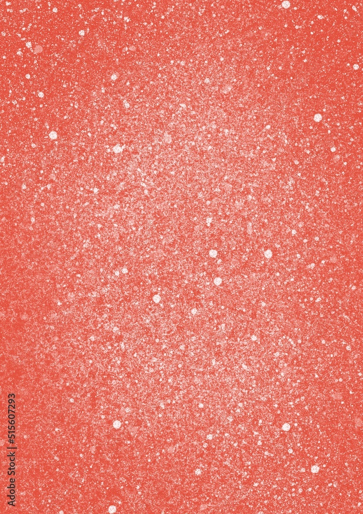 Red background with white noise. Illustration for background and wallpaper.
