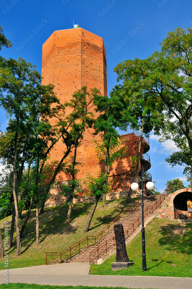 Fototapeta premium Mouse Tower. Kruszwica, Kuyavian-Pomeranian Voivodeship, Poland
