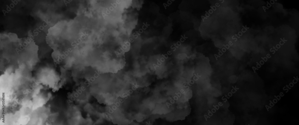 Dark clouds in a storm sly. Dark background. Dark street asphalt ...