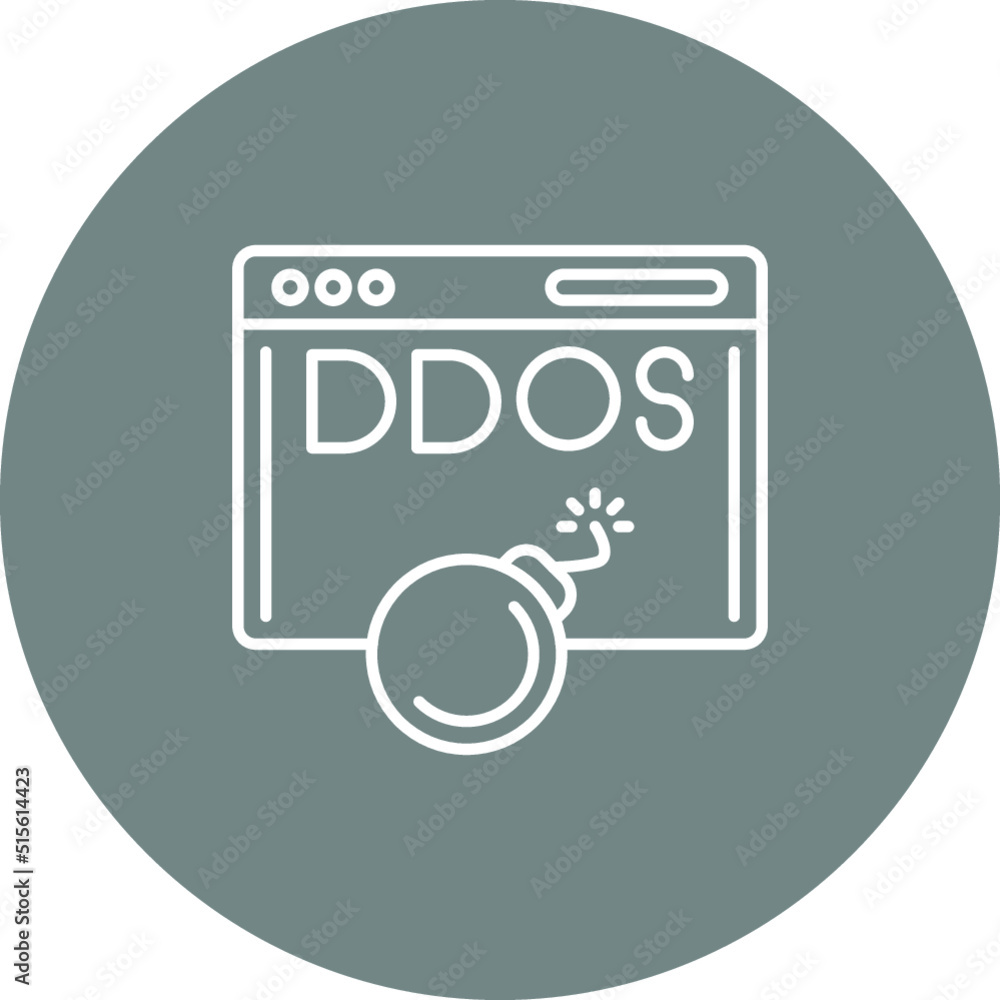 Ddos Attack Icon Ddos Attack Icon