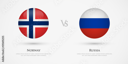 Norway vs Russia country flags template. The concept for game, competition, relations, friendship, cooperation, versus. Free Download Norway vs Russia country flags template. The concept for game, competition, relations, friendship, cooperation, versus. - GFXLoad