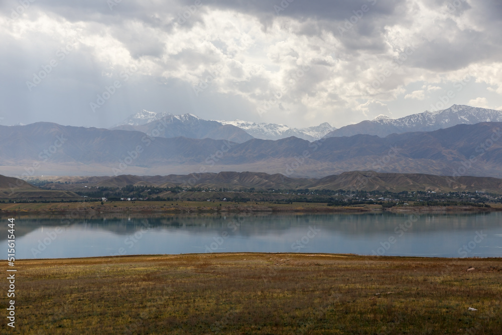 Toktogul Water Reservoir, reservoir in the territory of the Toktogul district of the Jalal-Abad region of Kyrgyzstan, the largest reservoir in Central Asia
