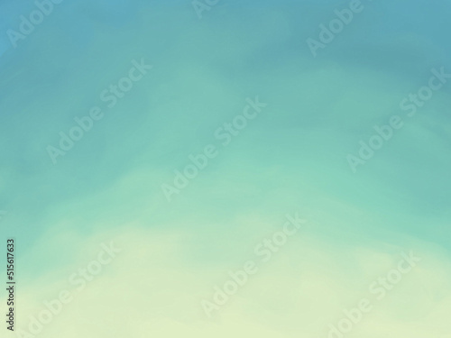 幻想的な水色の水彩テクスチャ背景
