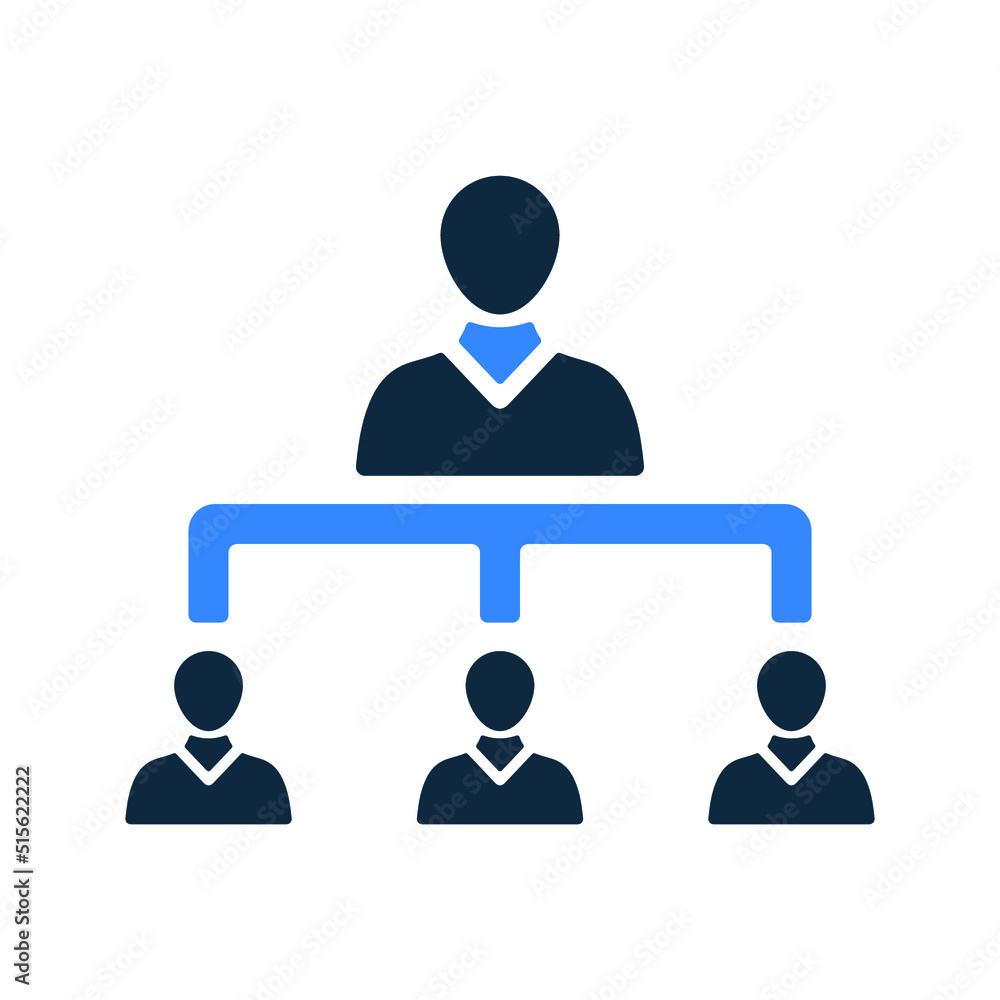 Business, hierarchy icon. Simple editable vector design isolated on a white background.