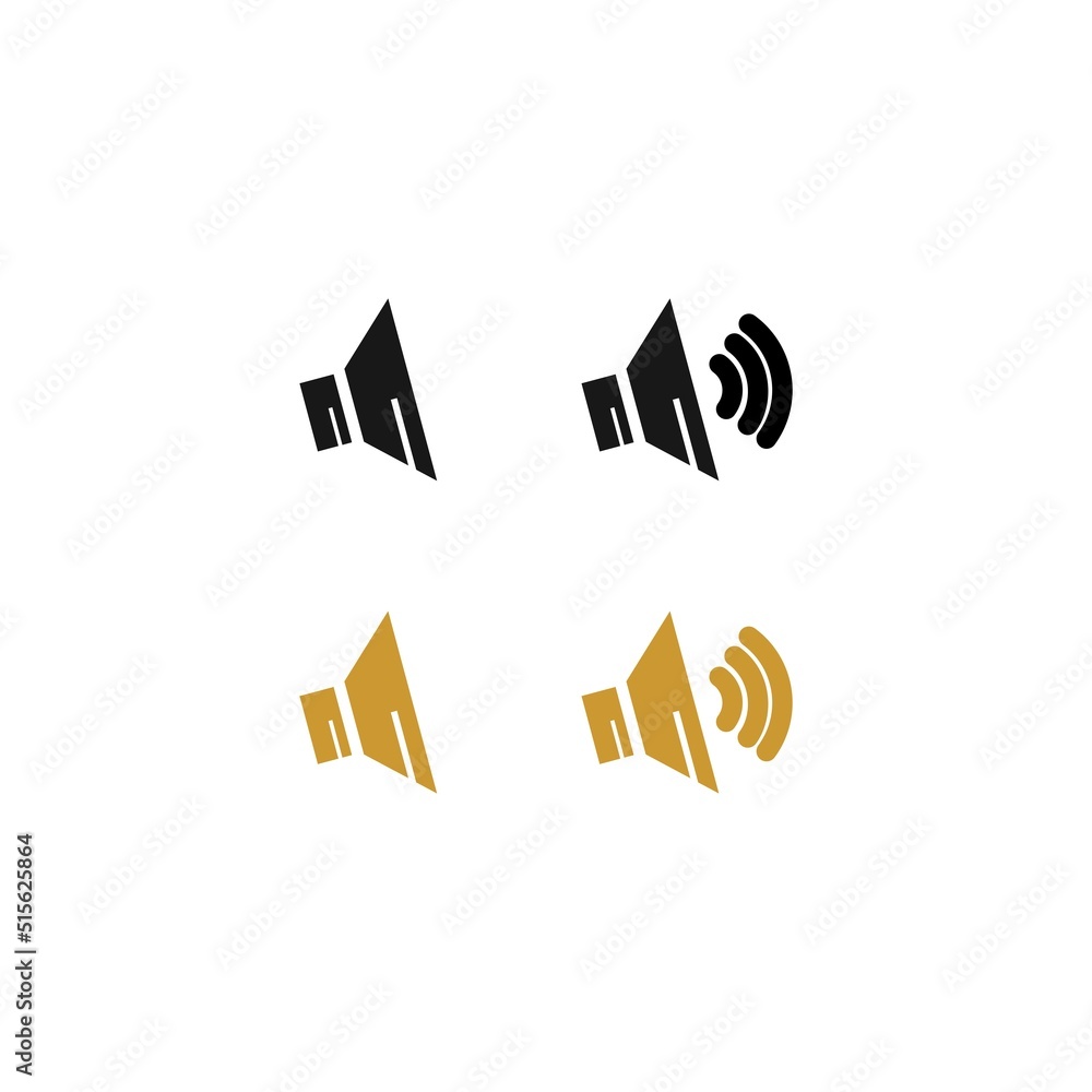 speaker volume flat vector icon. for graphic design, logo, web site, social media, mobile app speaker volume flat vector icon. for graphic design, logo, web site, social media, mobile app