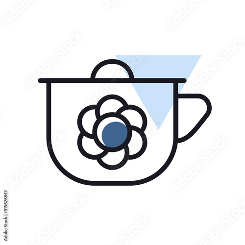 Baby potty vector isolated icon