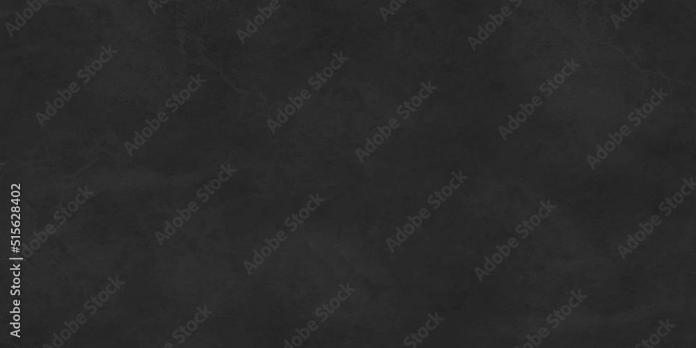 Fototapeta premium Dark black grunge textured concrete background. Panorama dark grey black slate background or texture. Vector black concrete texture. Stone wall background.