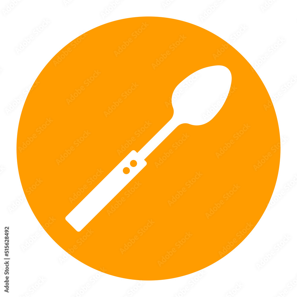 Large spoon vector glyph icon. Kitchen appliances Large spoon vector glyph icon. Kitchen appliances