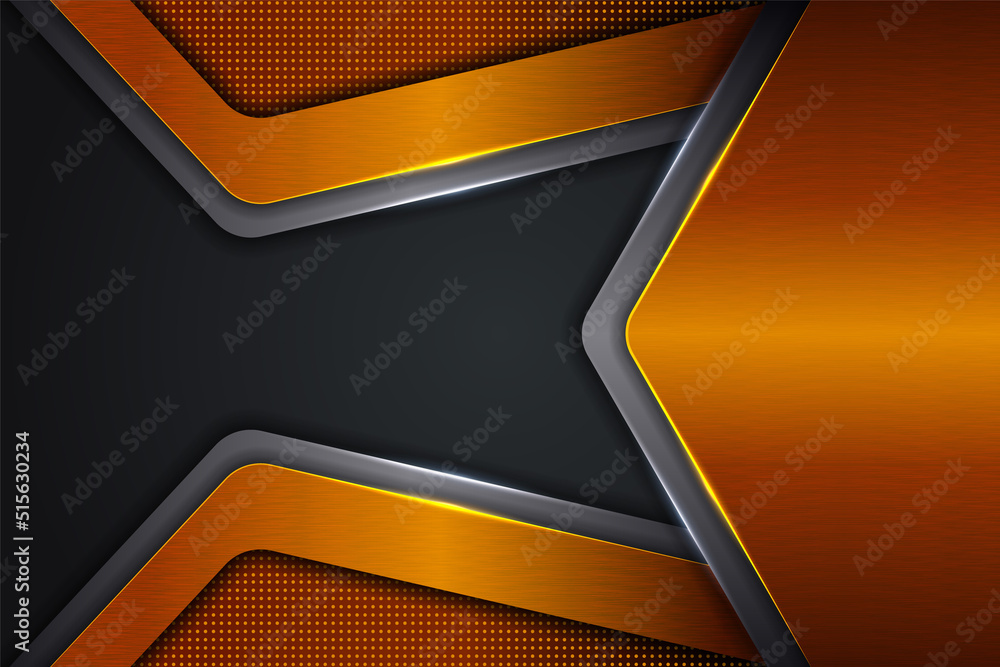 Premium Modern Abstract 3D Glossy Orange Metallic with Textured Effect Background Premium Modern Abstract 3D Glossy Orange Metallic with Textured Effect Background