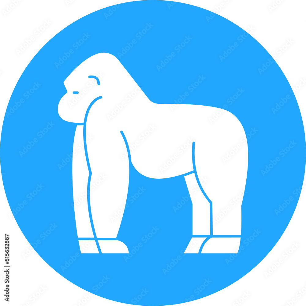 Ape   vector icon  Which Can Easily Modify Or Edit 

