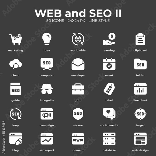 Web and Seo Icon 