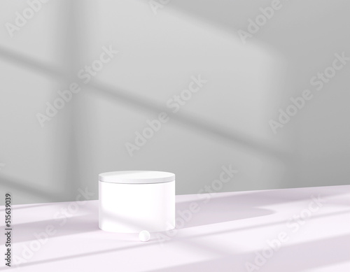 Minimalist Interior concept for product presentation in 3D render © Arif