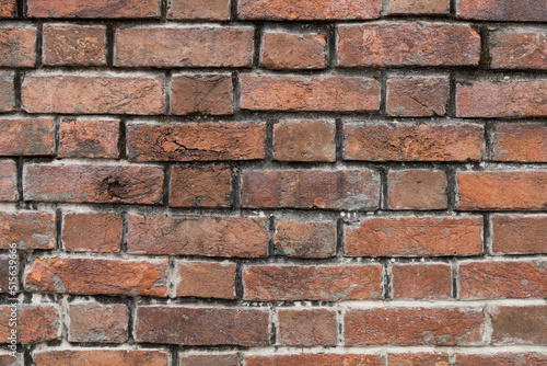 Red brick wall building exterior