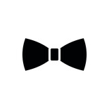 Bow tie icon. The bow is a symbol of celebration. Isolated vector illustration on white background.