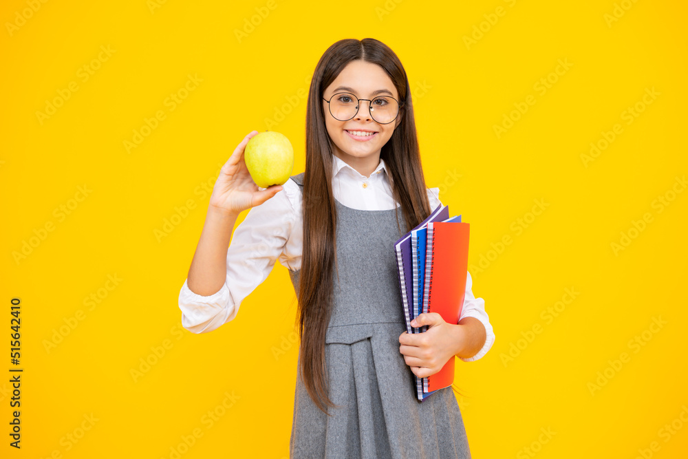 Student school girl learning knowledge and education. Student school girl learning knowledge and education.