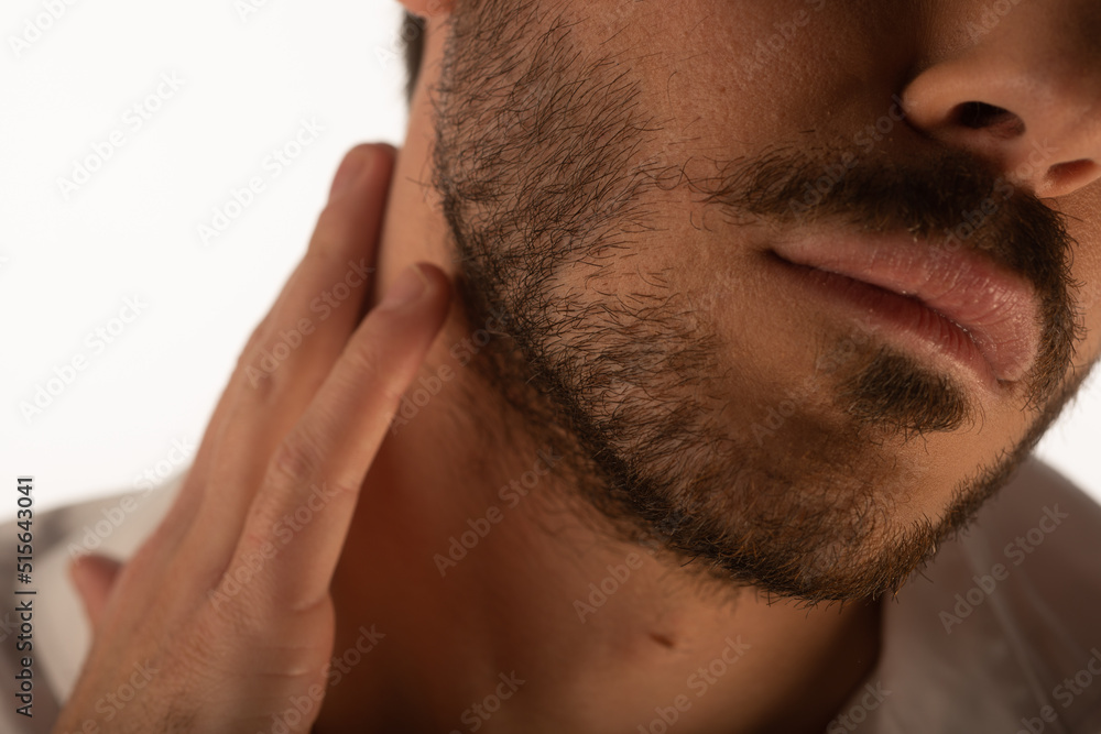 Obraz premium Adult model posing in the studio