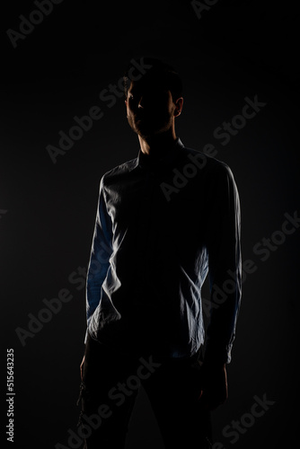Male model posing in studio © qunica.com