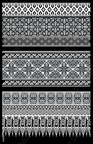 black and white TORAJA BATIK