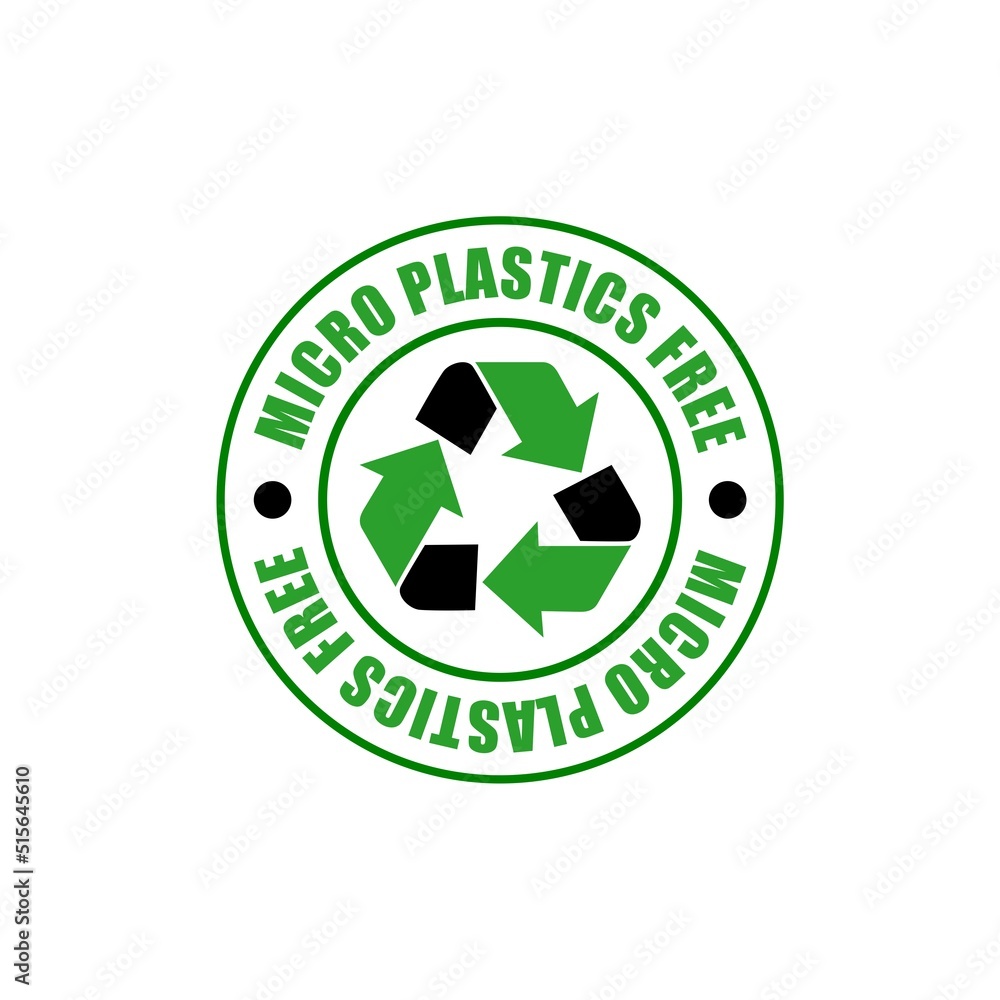 Micro plastics free icon isolated on white background Micro plastics free icon isolated on white background
