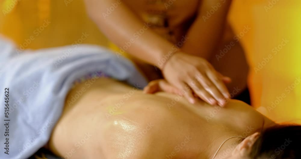 woman having a massage woman having a massage
