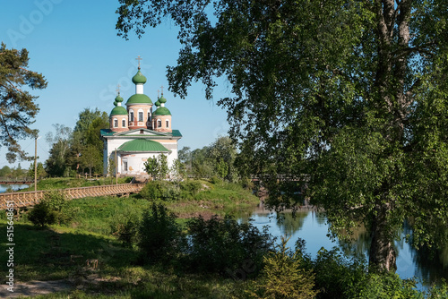 Smolensky cathedral. Olonets town, Karelia, Russia. photo