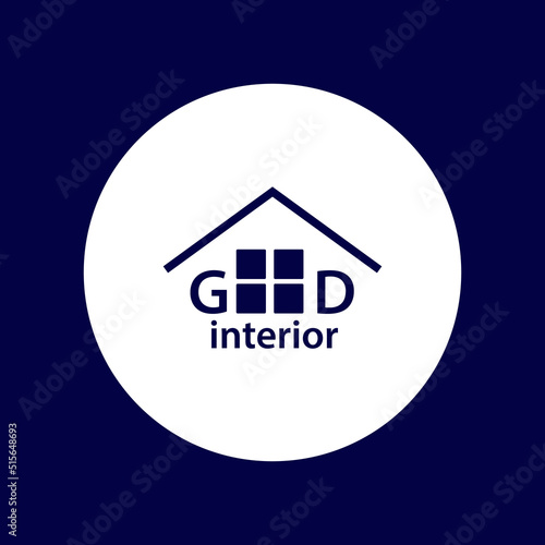 good home roof logo vector icon