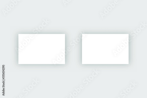 Modern business card mockup template. Mock-up design for presentation branding, corporate identity, stationery