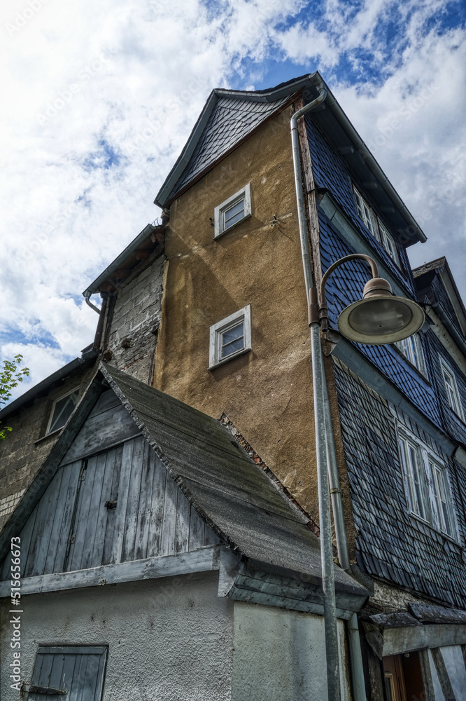 Fototapeta premium Alte Häuser in der Altstadt von Wetzlar