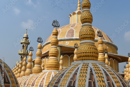 Famous 201 Gombuj Masjid (Dome Mosque) in Tangail district, Dhaka, Bangladesh photo