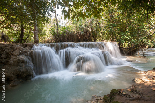 Kuang Si Falls, Luang Prabang Province, Laos © maodoltee