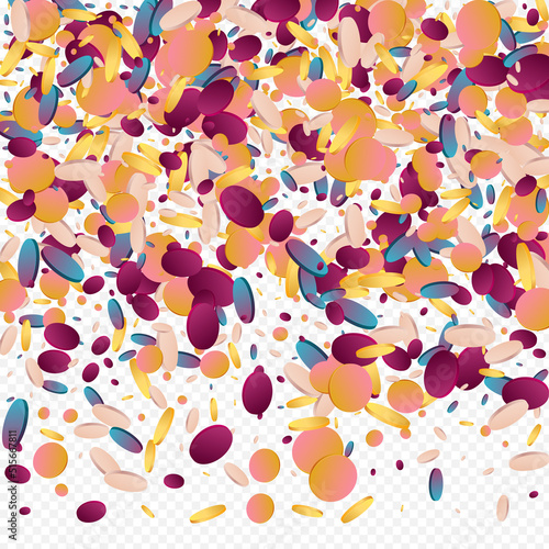 Hologram Dust FallingFestive Transparent