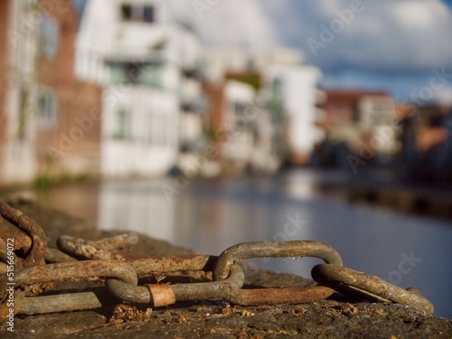 boat by the river dock