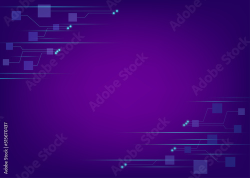 Dark blue and purple in Metaverse concept background.