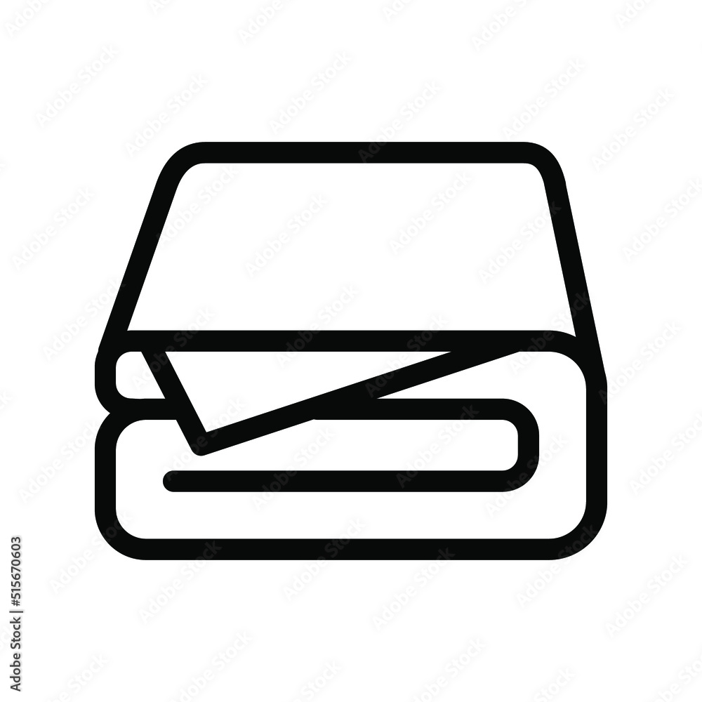 Blanket icon template Blanket icon template
