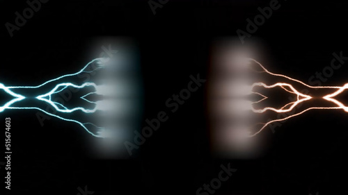 Lighting Electric Background Digital Rendering