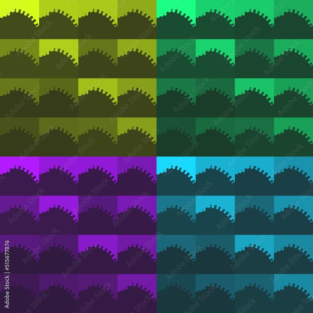 Obraz premium creative minimal patterns and design from paint blob