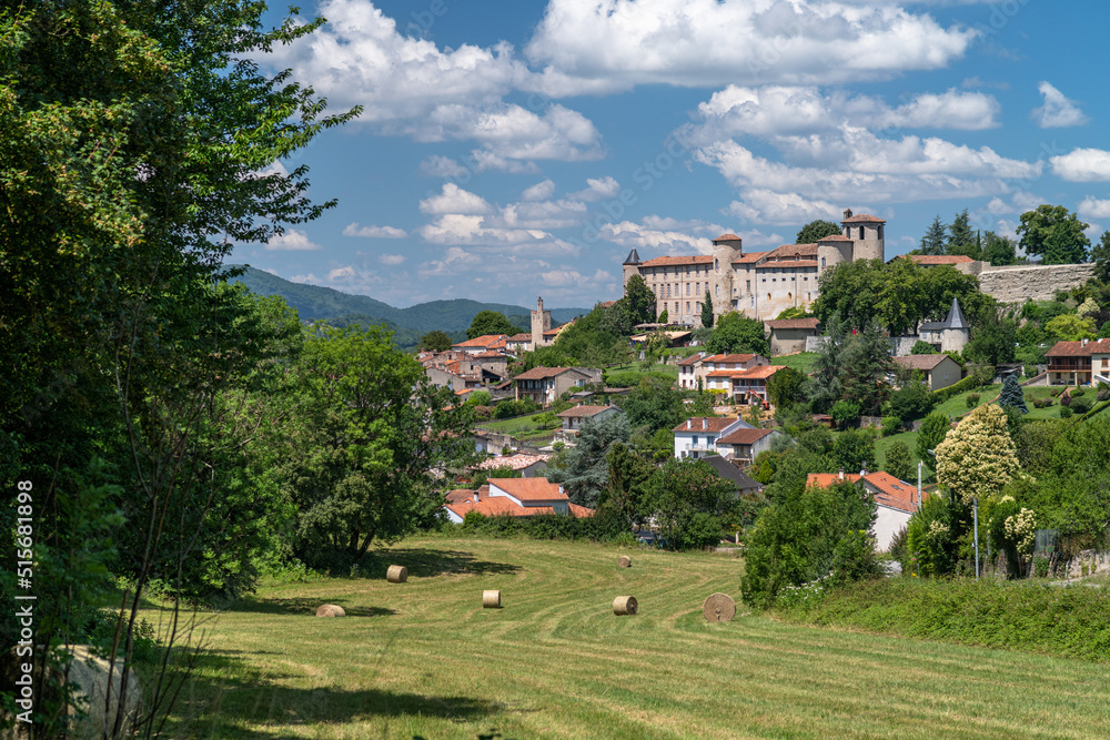 Saint-Lizier french village located south of France Saint-Lizier french village located south of France