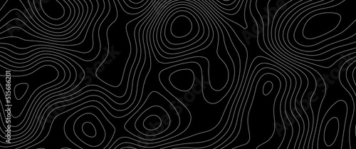 Topographic map background concept. Topo contour map. Rendering abstract illustration. Vector abstract illustration. Geography concept. paper texture design . Topographic background and texture .
