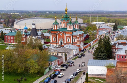 A Uspensky (Dormition) Brusensky Monastery, view from bell tower of Church of John the Evangelist