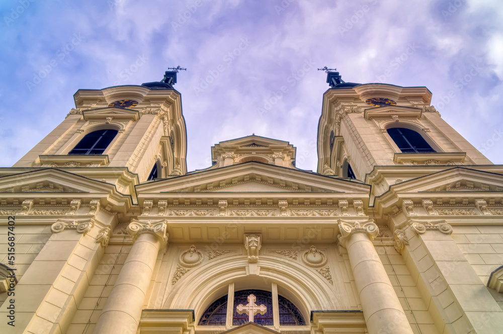 Saint Nicholas church in Sremski Karlovci, Serbia.